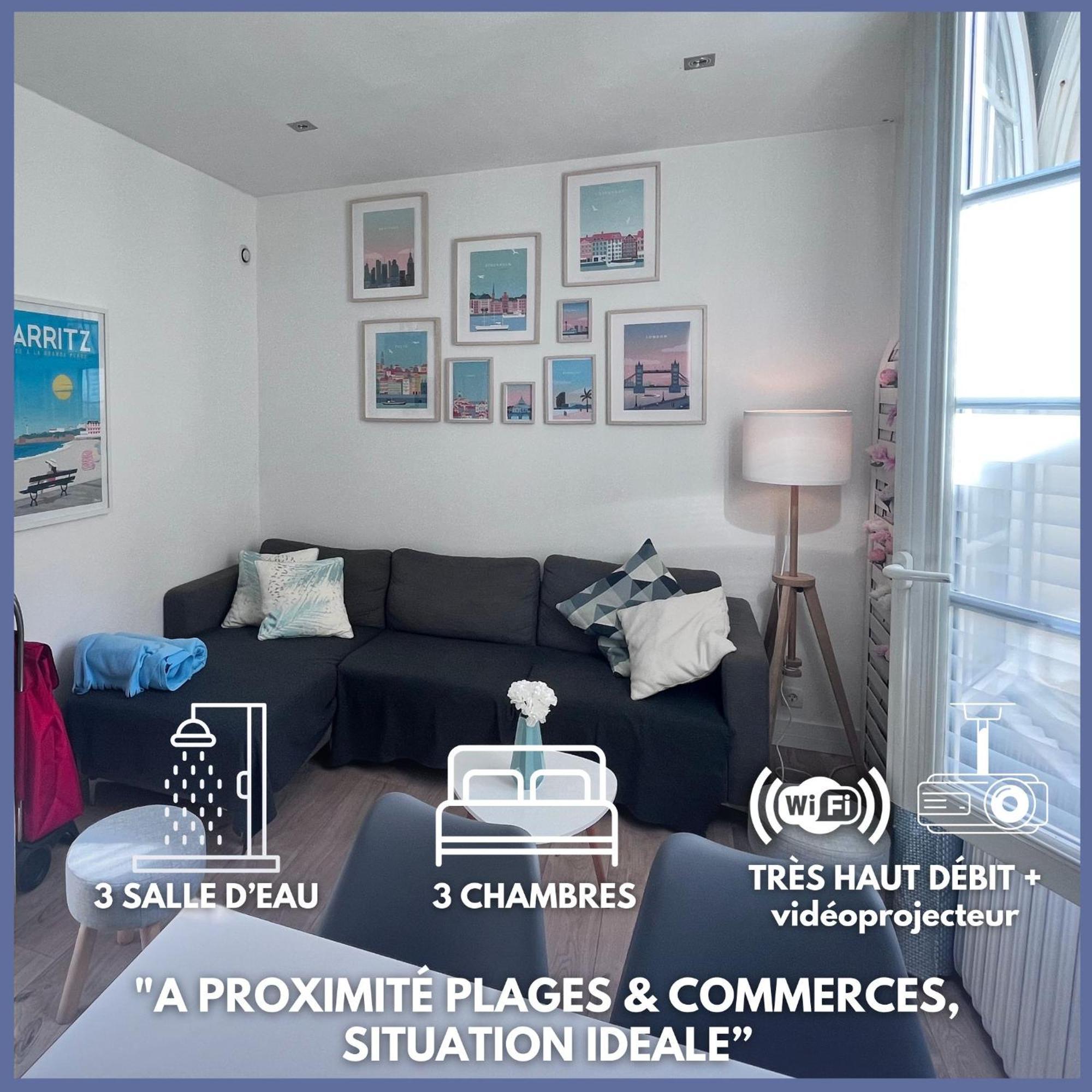 Chalet Basque 6 Couchages Centre Ville Biarritz Exterior foto